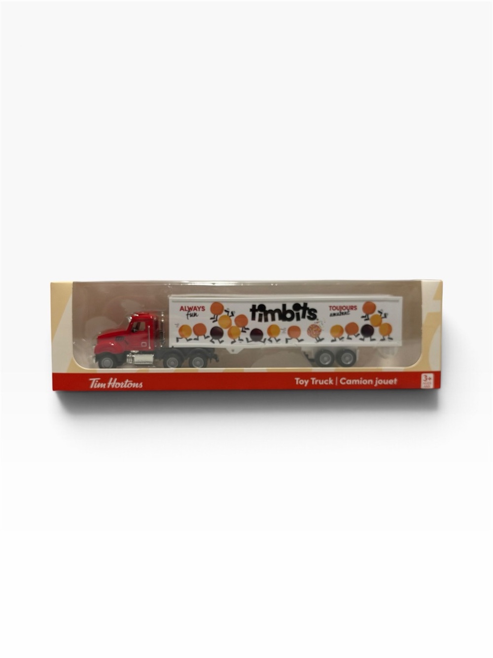 Tim Hortons Timbits Toy Truck 2024 Limited Edition Collector Semi Trailer NIB